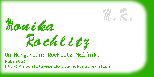 monika rochlitz business card